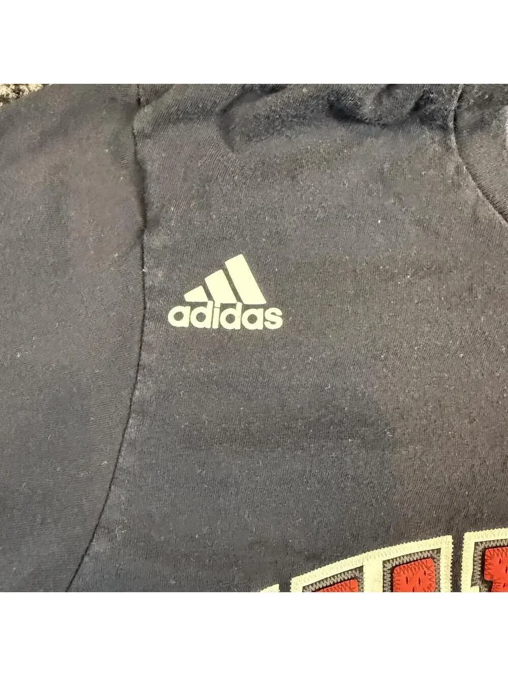 Adidas Chicago Bulls NBA Tee S Red Chicago Text Number 21